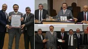 TOBB Başkanı Hisarcıklıoğlu, Başkan Adnan Turan’a “İş dünyası vizyonuyla Kandıramızın marka değeri artırdı”