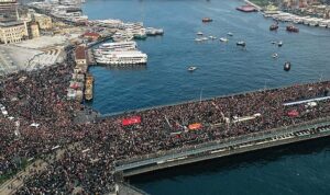 2024’ün ilk gününde İstanbul’da büyük yürüyüş