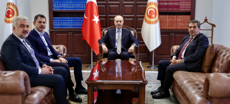 TBMM Başkanı Kurtulmuş, İBB Başkan adayı Kurum’u kabul etti