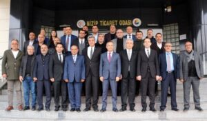 Gaziantep Valisi Kemal Çeber, Nizip Ticaret Odası’nın (NTO) Meclis Toplantısına katıldı
