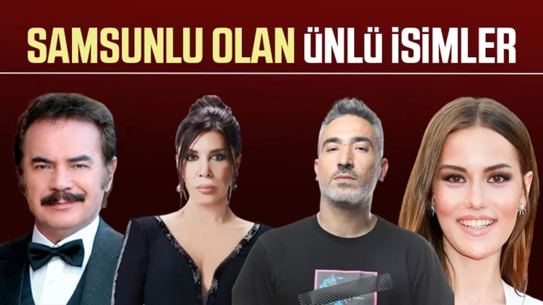 Samsunlu ünlüler, başarılarıyla sıkça adlarından söz ettiriyor