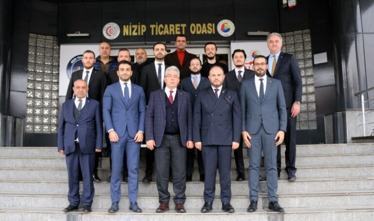 TOBB Gaziantep Genç Girişimciler Kurulu’ndan Nizip Ticaret Odası’na (NTO) ziyaret 
