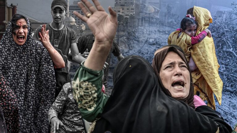 Gazze’de Gazze halkıyla birlikte insanlık da ölüyor