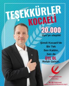 Yeniden Refah Partisi’nde üye sayısı her geçen gün artıyor