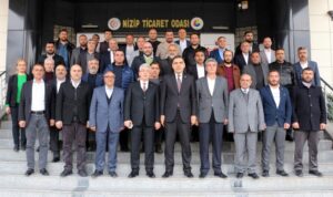 Yeniden Refah Partisi (YRP) Nizip Belediye Başkan Adayı Mustafa Doktoroğlu, NTO’u ziyaret etti