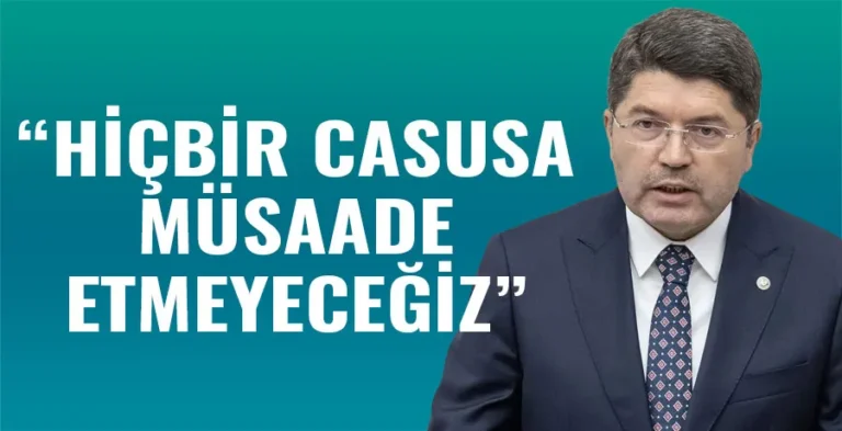 Bakan Tunç: “Bu konuda istihbarat ve yargı teşkilatı koordineli bir çalışma sergiledi”