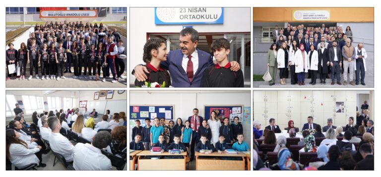Millî Eğitim Bakanı Tekin, Samsun’da okul ziyaretlerinde bulundu