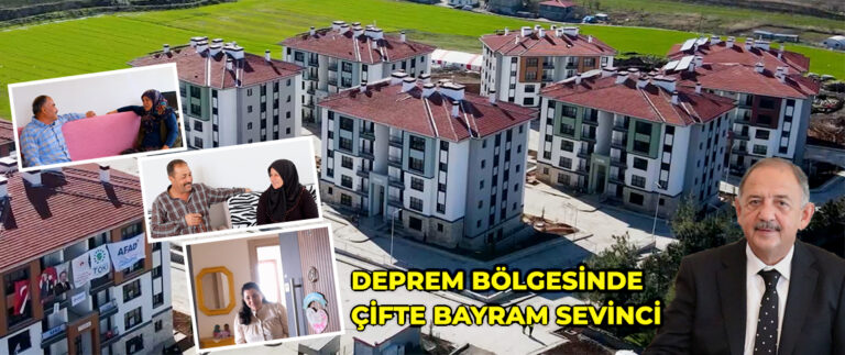 Bakan Özhaseki, “depremlerinin ardından bir olduk, el ele verdik; milletimiz için durup dinlenmeden çalıştık”