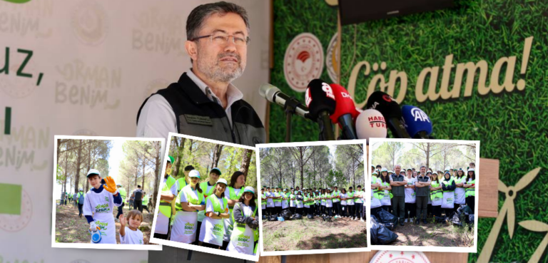 “Orman Benim” kampanyasında Türkiye genelinde 313 ton çöp toplandı