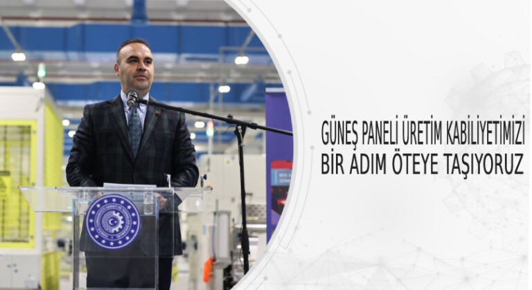 Bakan Kacır, “Elektrik üretiminde toplam kurulu güç içerisinde yenilenebilir enerji kaynaklarının payını yüzde 55’e çıkardık”