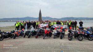 Gölcüklü motorsikletciler, 19 Mayıs’ta kortej hazırlığında