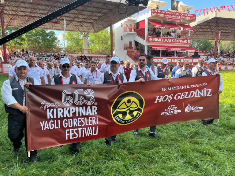 Edirne Tarihi Kırkpınar Yağlı Güreşleri’nde bu yıl 663. buluşma