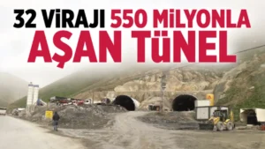 Bakan Uraloğlu, “Van – Hakkari yönündeki çift tüplü Güzeldere Tünelin nihai beton kaplama çalışmaları işleri devam ediyor”