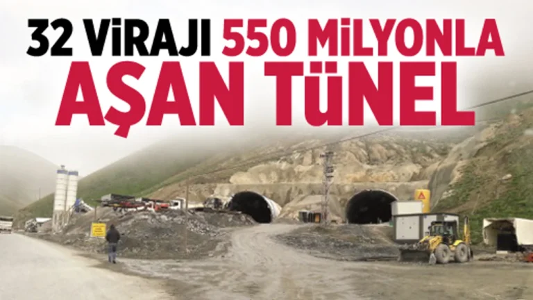 Bakan Uraloğlu, “Van – Hakkari yönündeki çift tüplü Güzeldere Tünelin nihai beton kaplama çalışmaları işleri devam ediyor”