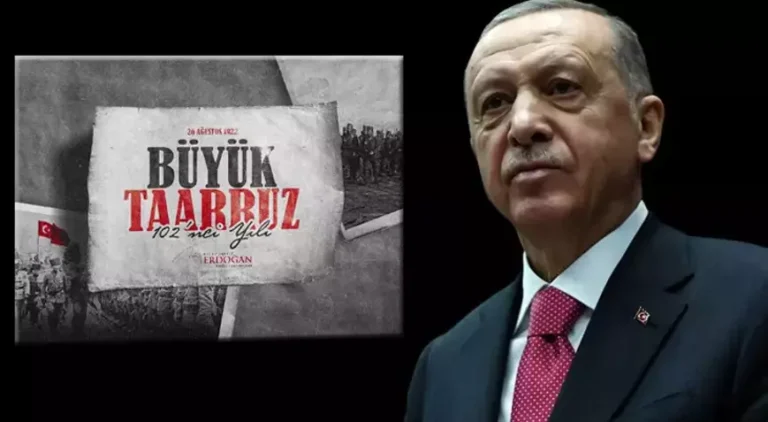 Cumhurbaşkanı Erdoğan’dan Büyük Taarruz’un 102. yıl dönümü paylaşımı