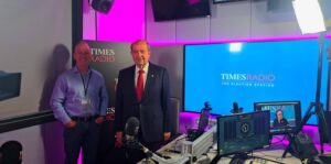 KKTC Cumhurbaşkanı Ersin Tatar, Times radyosuna demeç verdi