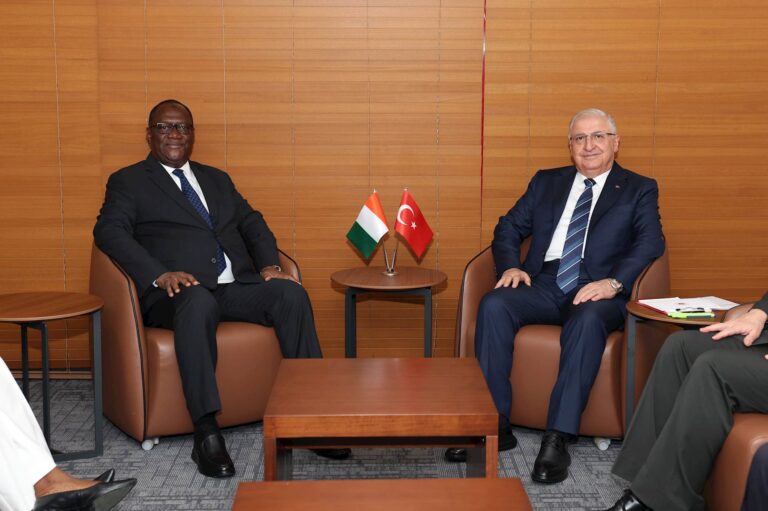 Millî Savunma Bakanı Yaşar Güler, Kotdivuar Savunma Bakanı ile görüştü