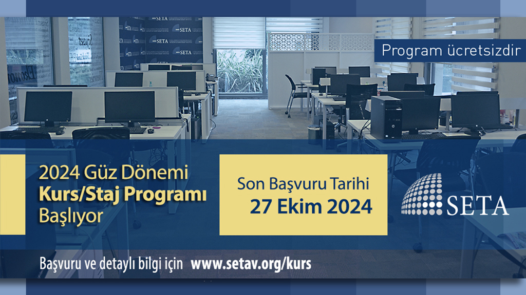 SETA 2024 Güz Kurs/Staj Programı Başlıyor