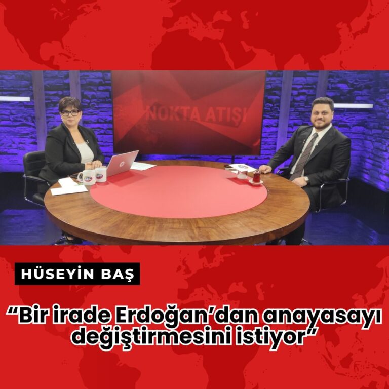 “Bir irade Erdoğan’dan anayasayı değiştirmesini istiyor”
