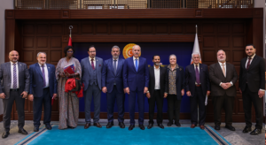 TBMM Başkanı Kurtulmuş, Parlamenterler Arası Kudüs ve Filistin Platformu üyelerini kabul etti