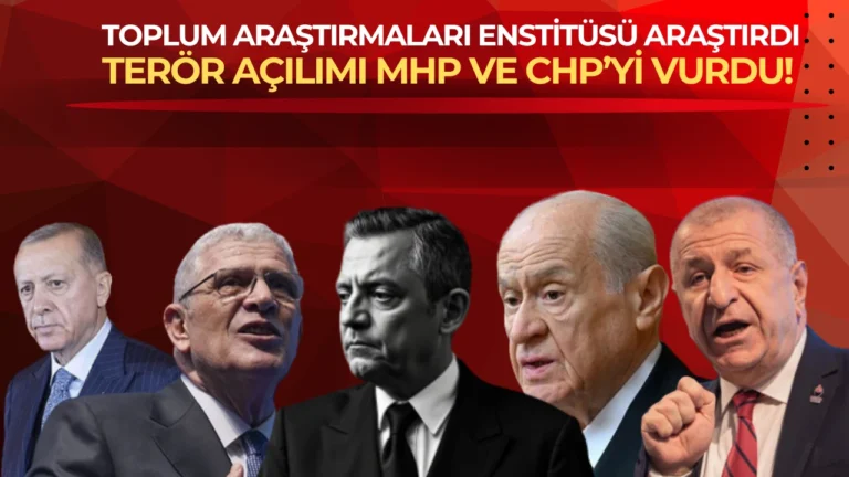 Toplum Çalışmaları Enstitüsü’nden “Terör ve Açılım” Toplumsal Eğilimler Araştırması