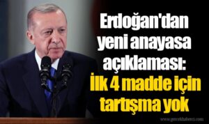 Cumhurbaşkanı Erdoğan: “Siyasi partilerin anayasa çağrımıza cevap vermesini bekliyoruz”