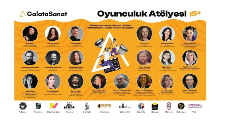 Sanat her yerde: 16 Şehirde oyunculuk atölyeleri başlıyor!
