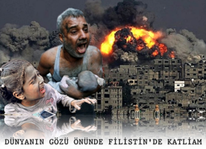 Katliam destekçisi Batı, ABD, BM Netanyahu denilen caninin elinde oyuncak oldu