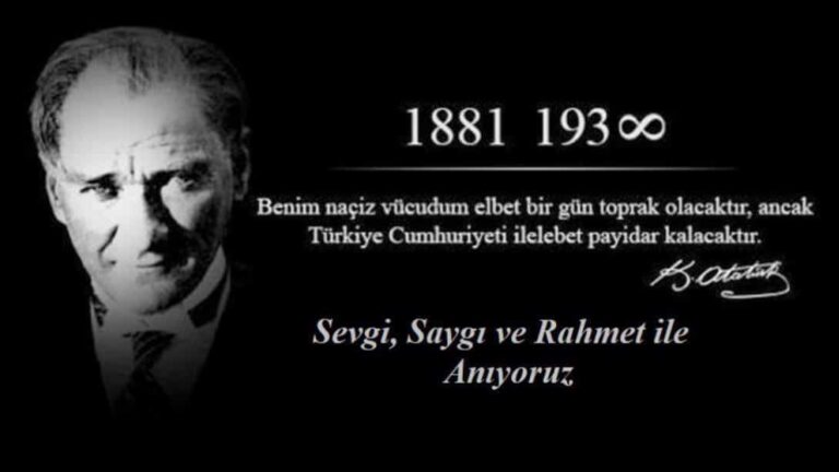 KKTC Cumhurbaşkanı Ersin Tatar, Ulu Önder Mustafa Kemal Atatürk’ün ebediyete intikalinin 86. yılı nedeniyle bir mesaj yayımladı