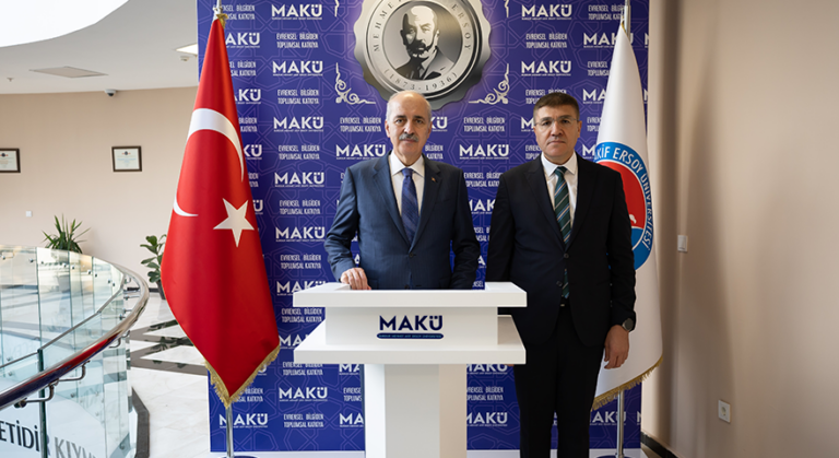 TBMM Başkanı Kurtulmuş, Burdur Mehmet Akif Ersoy Üniversitesi’ni (MAKÜ) ziyaret etti