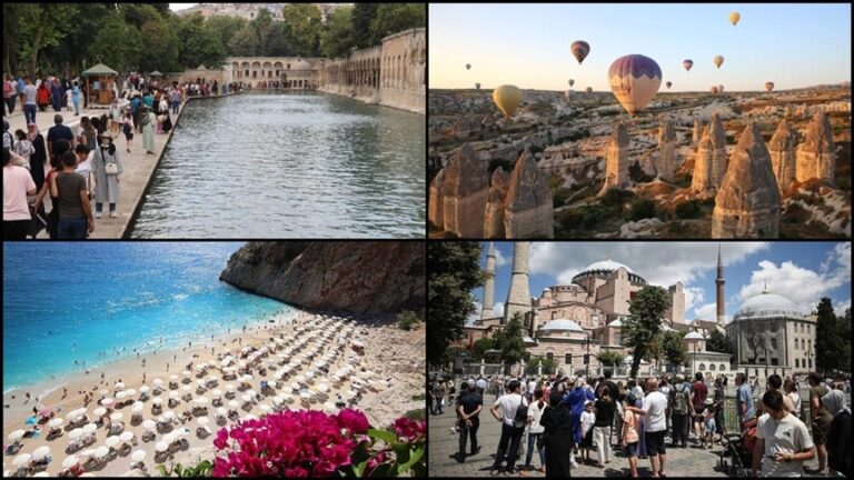 2024 yılının 3. çeyrek turizm geliri yüzde 3,9 oranında artarak 23,2 milyar dolara çıktı