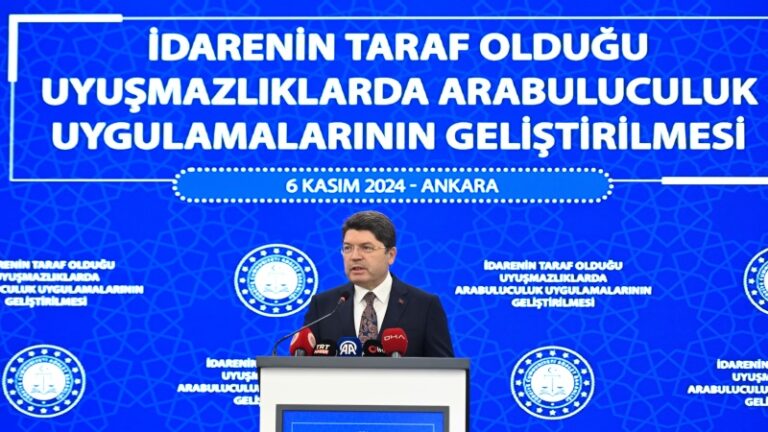 Adalet Bakanı Yılmaz Tunç, “En az 8 milyon taraf el sıkışarak anlaştı”