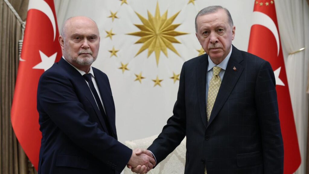 Cumhurbaşkanı Erdoğan, Feridun Siniroğlu’nu kabul etti