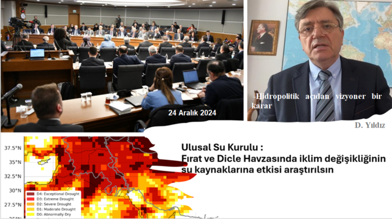 Ulusal Su Kurulu: Fırat ve Dicle Havzasında iklim değişikliğinin su kaynaklarına etkisi araştırılsın