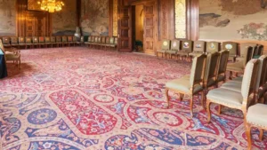 114 yıllık Hereke Halısı restorasyonun ardından Lahey Barış Sarayı’na Geri döndü