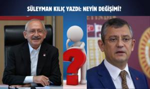 Neyin değişimi?