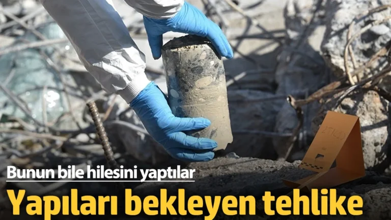 İstanbul’da bir yapının inşaatında hileli beton kullanıldığı ortaya çıktı…