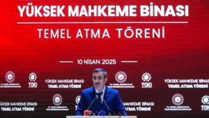 Cumhurbaşkanı Yardımcısı Cevdet Yılmaz, “Türkiye’nin Kıbrıs Türk halkının yanında yer alan tarihi duruşu asla değişmeyecek”…
