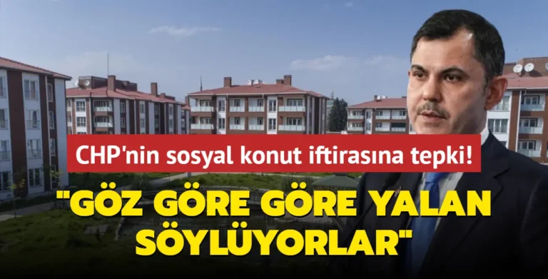 Bakan Kurum: Arnavutköy’deki çalışma, 250 bin konutluk sosyal konut projesinin parçasıdır…