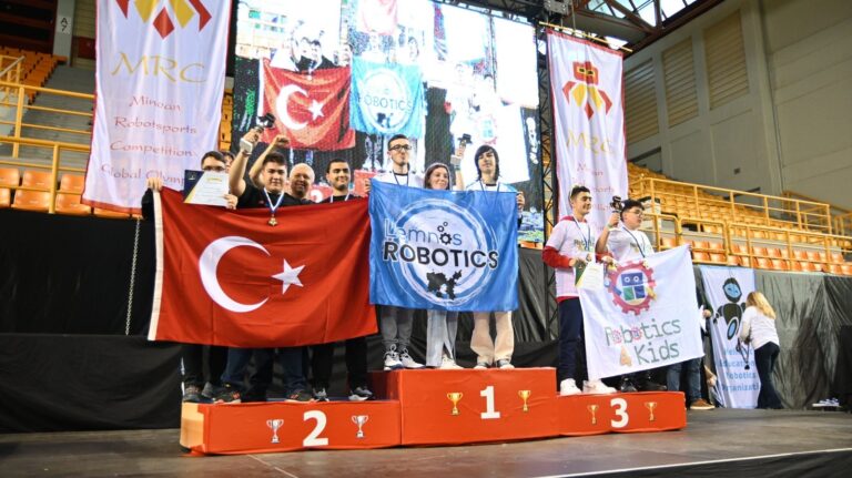 İzmit MTAL, Girit’te Robot Olimpiyatlarından 4 Kupa ile Döndü…