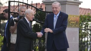 Cumhurbaşkanı Erdoğan, MHP Genel Başkanı Bahçeli’yi ziyaret etti…