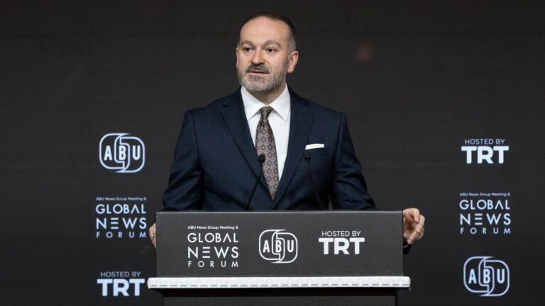 TRT Genel Müdürü Mehmet Zahid Sobacı, Küresel Haber Forumu’nda konuştu