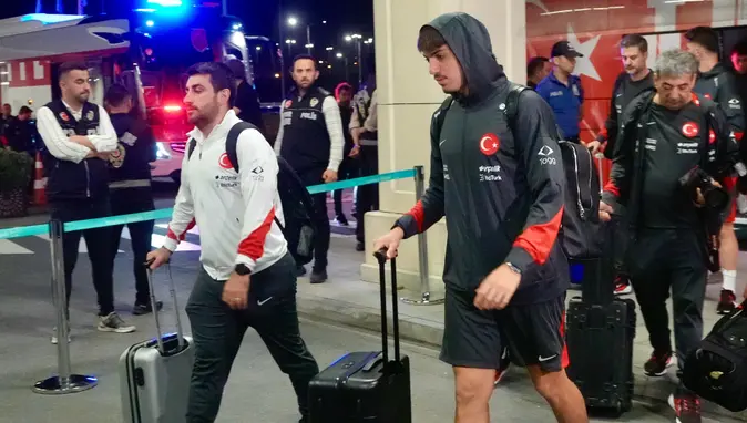 A Milli Futbol Takımı, oynayacağı özel karşılaşmalar için ABD’ye geldi.