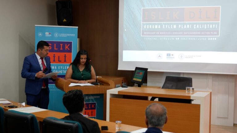 Islık Dili Koruma Eylem Planı Çalıştayı Giresun’da düzenlendi