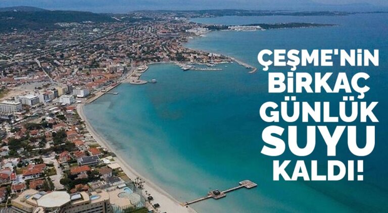 SPD Başkanı Yıldız : Çeşme’nin Suyu Siyasi Polemik Konusu Olmamalı. Büyük Resim Ortada