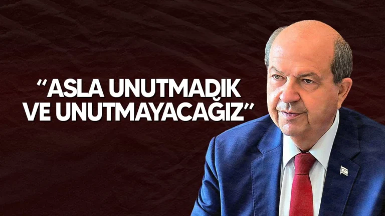 KKTC Cumhurbaşkanı Tatar, “Kıbrıs Barış Harekatı’nın Kıbrıs Türk halkı için tarihi bir dönüm noktası”