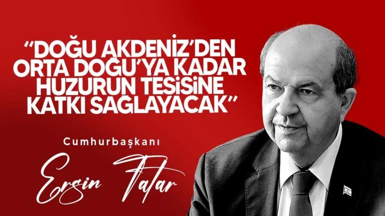 KKTC Cumhurbaşkanı Ersin Tatar’dan “Terörsüz Türkiye” Vurgusu: Bölgeye Huzur Getirecek