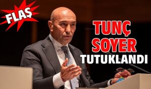 İzmir Büyükşehir Belediyesine yönelik yolsuzluk soruşturmasında, eski belediye başkanı Tunç Soyer tutuklandı.