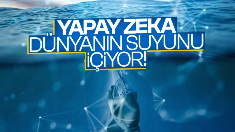 Artan yapay zeka uygulamalarıyla 2027 yılında 4.2-6.6 milyar metreküp su tüketilebileceği tahmin ediliyor.