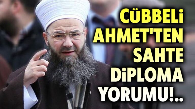 Cübbeli Ahmet’ten Sahte Diploma Skandalına Sert Tepki: “Sistem Vahim Hâl Almış”